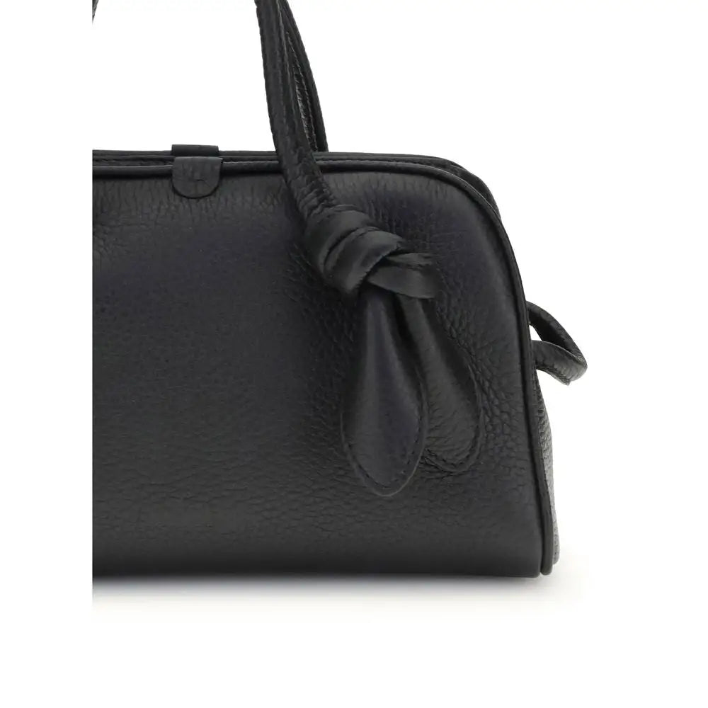 Jacquemus Schwarze Kalbsleder Bos Taurus Handtasche