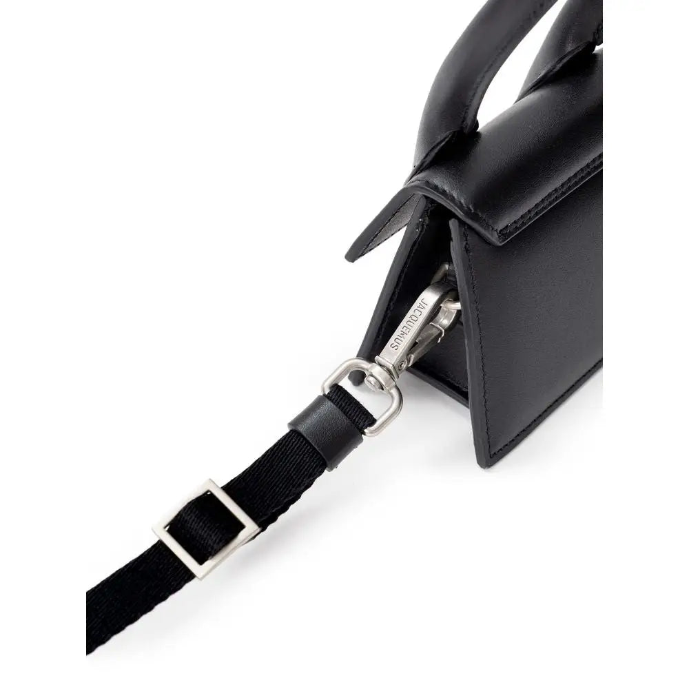 Jacquemus Schwarze Lederhandtasche
