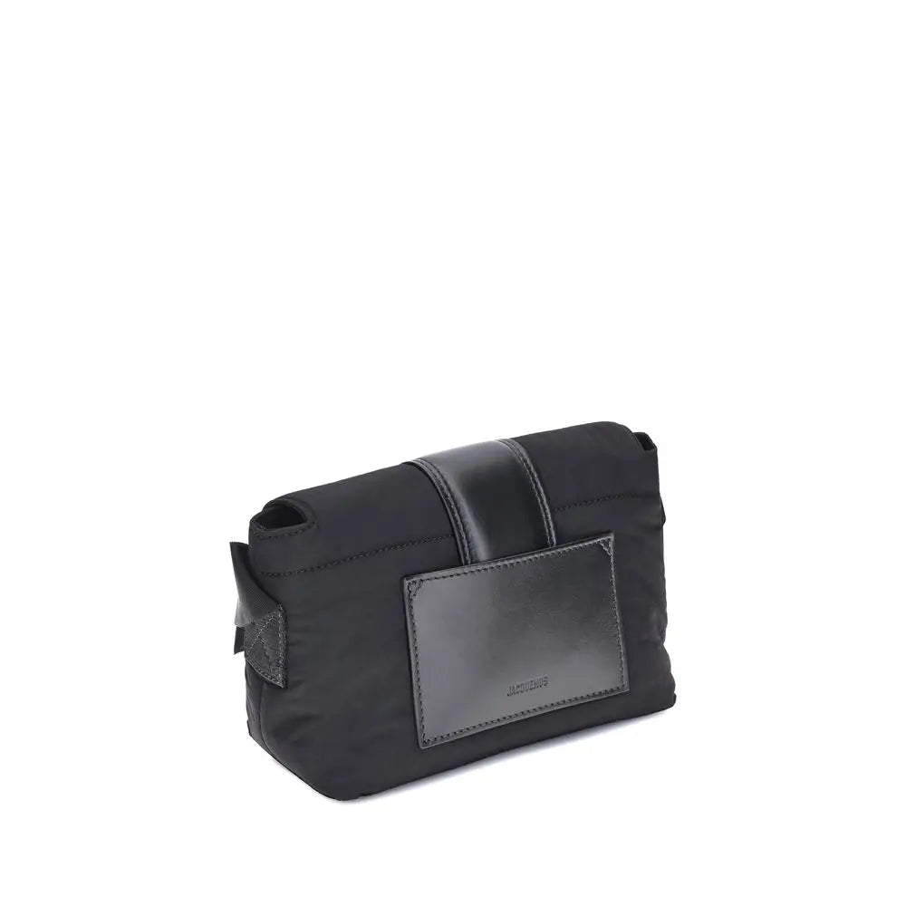 Jacquemus Schwarze Nylon-Handtasche