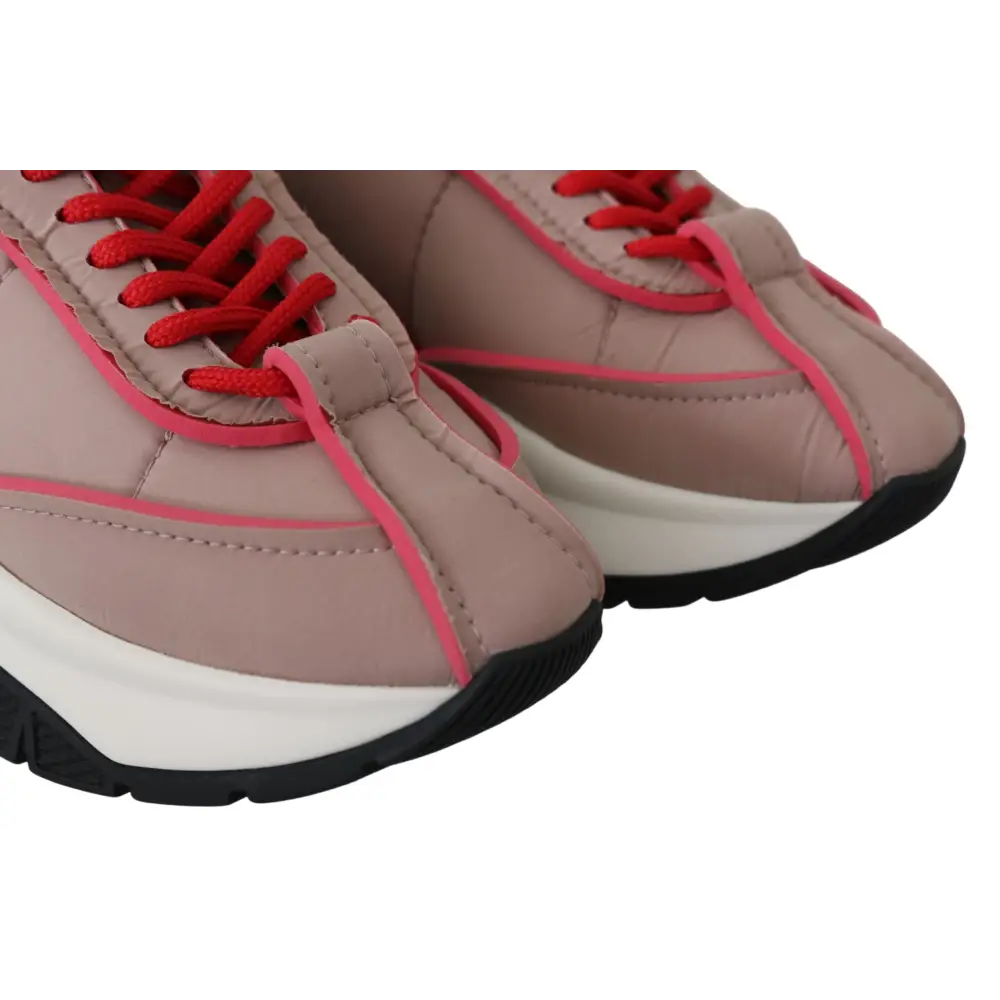 Jimmy Choo Ballett Rosa Chic Gepolsterte Turnschuhe - EU35/US5