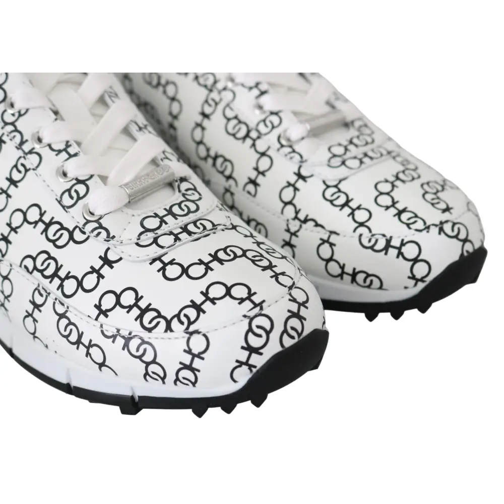 Jimmy Choo Elegante monochrome Leder-Sneakers - EU35/US5
