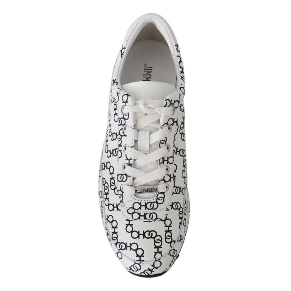 Jimmy Choo Elegante monochrome Leder-Sneakers - EU35/US5