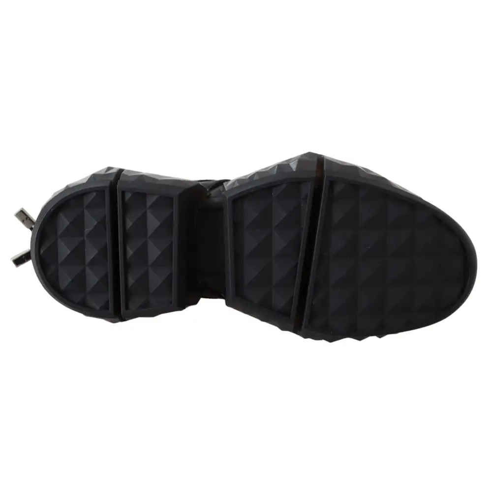 Jimmy Choo Elektrische Eleganz Leder Mesh Turnschuhe - EU40/US10