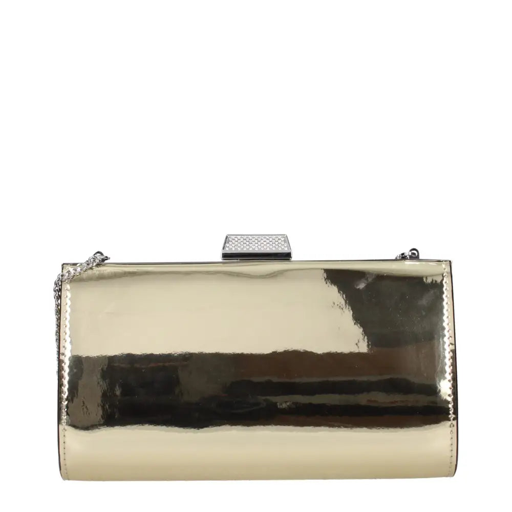 Jimmy Choo Goldene Leder-Clutch