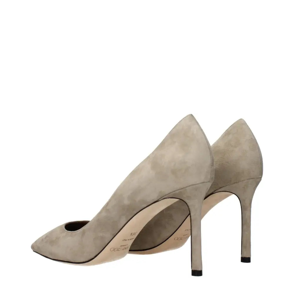 Jimmy Choo Graue Lederpumps - EU38.5/US8.5