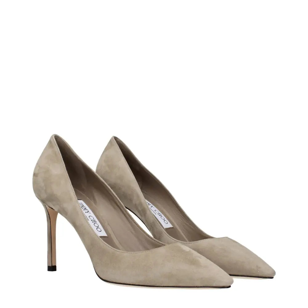 Jimmy Choo Graue Lederpumps - EU38.5/US8.5