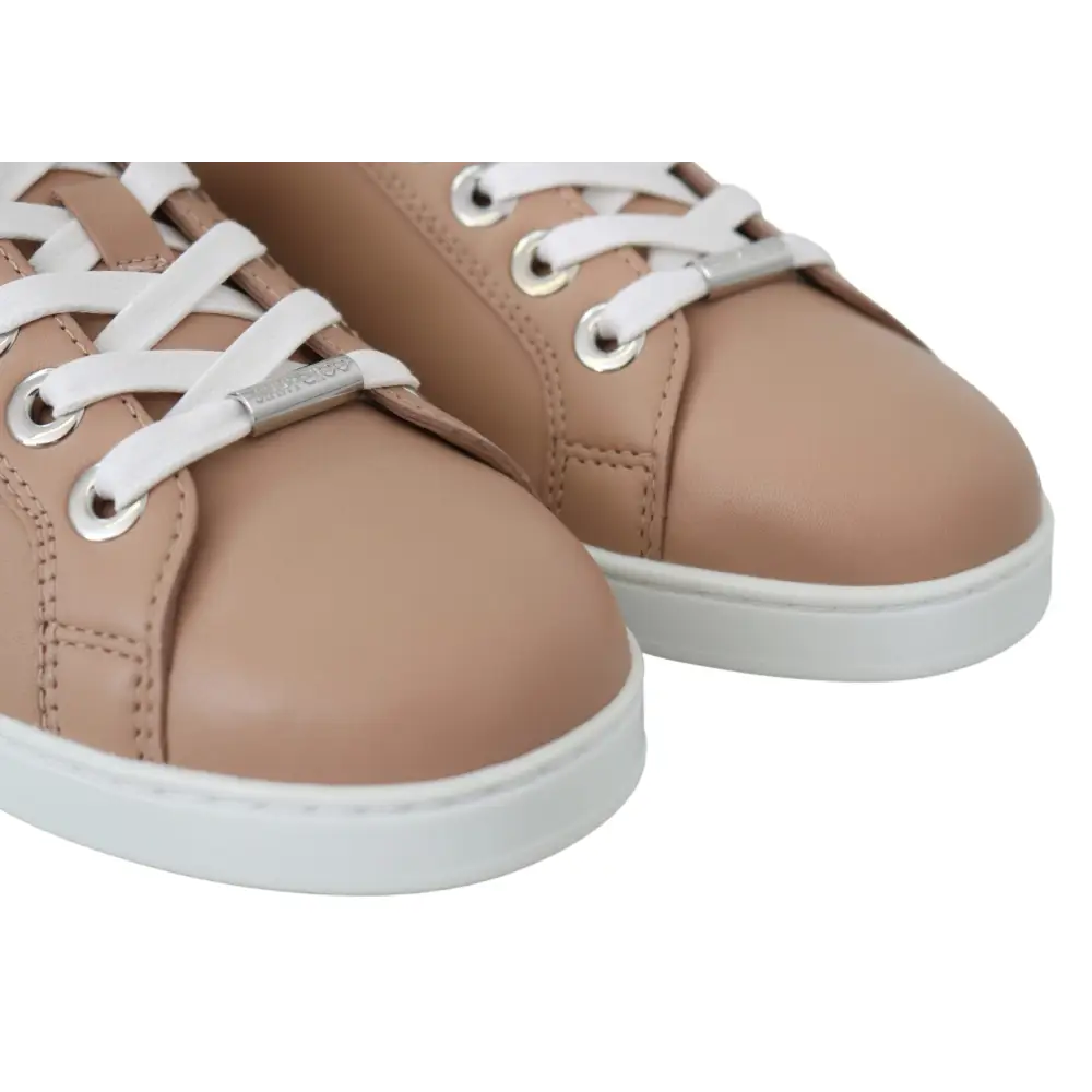 Jimmy Choo Puderrosa Nappaleder-Sneakers