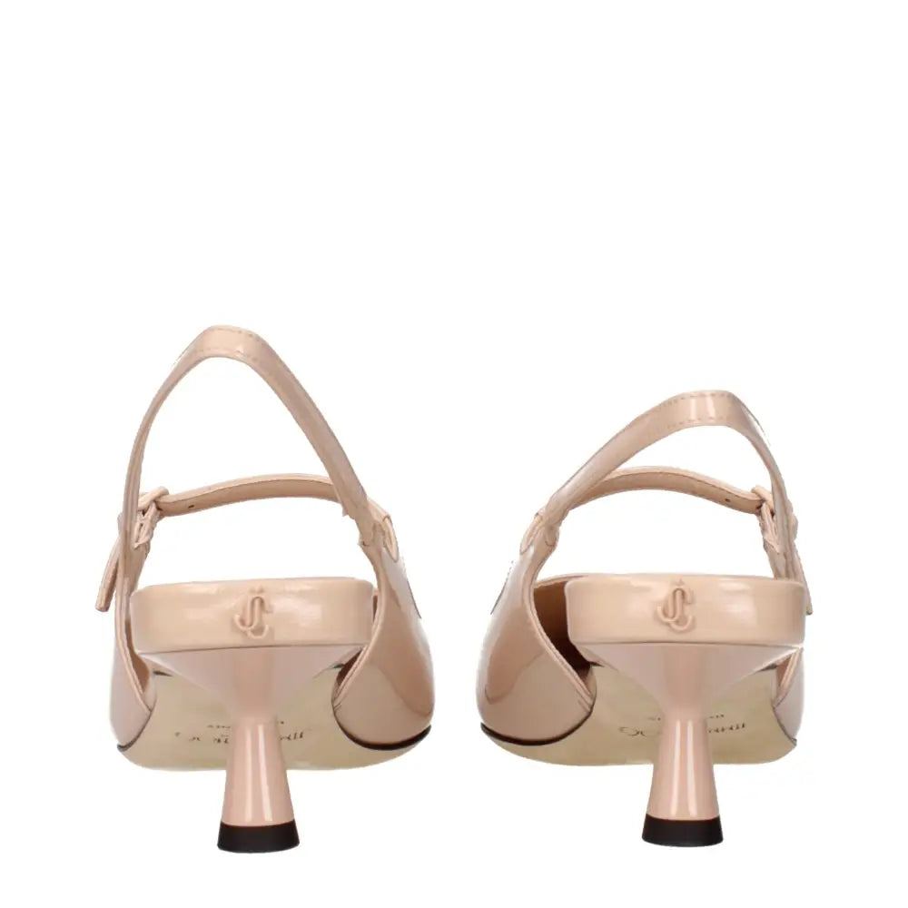 Jimmy Choo Rosa Leder Pumps mit mittlerem Absatz - EU36/US6