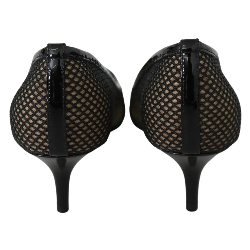 Jimmy Choo Schicke spitze Pumps aus Lackmaschee - EU37/US6.5