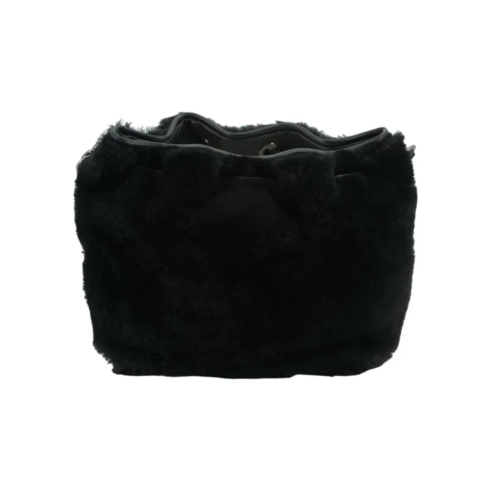 Jimmy Choo Schwarze Lederhand- und Umhängetasche