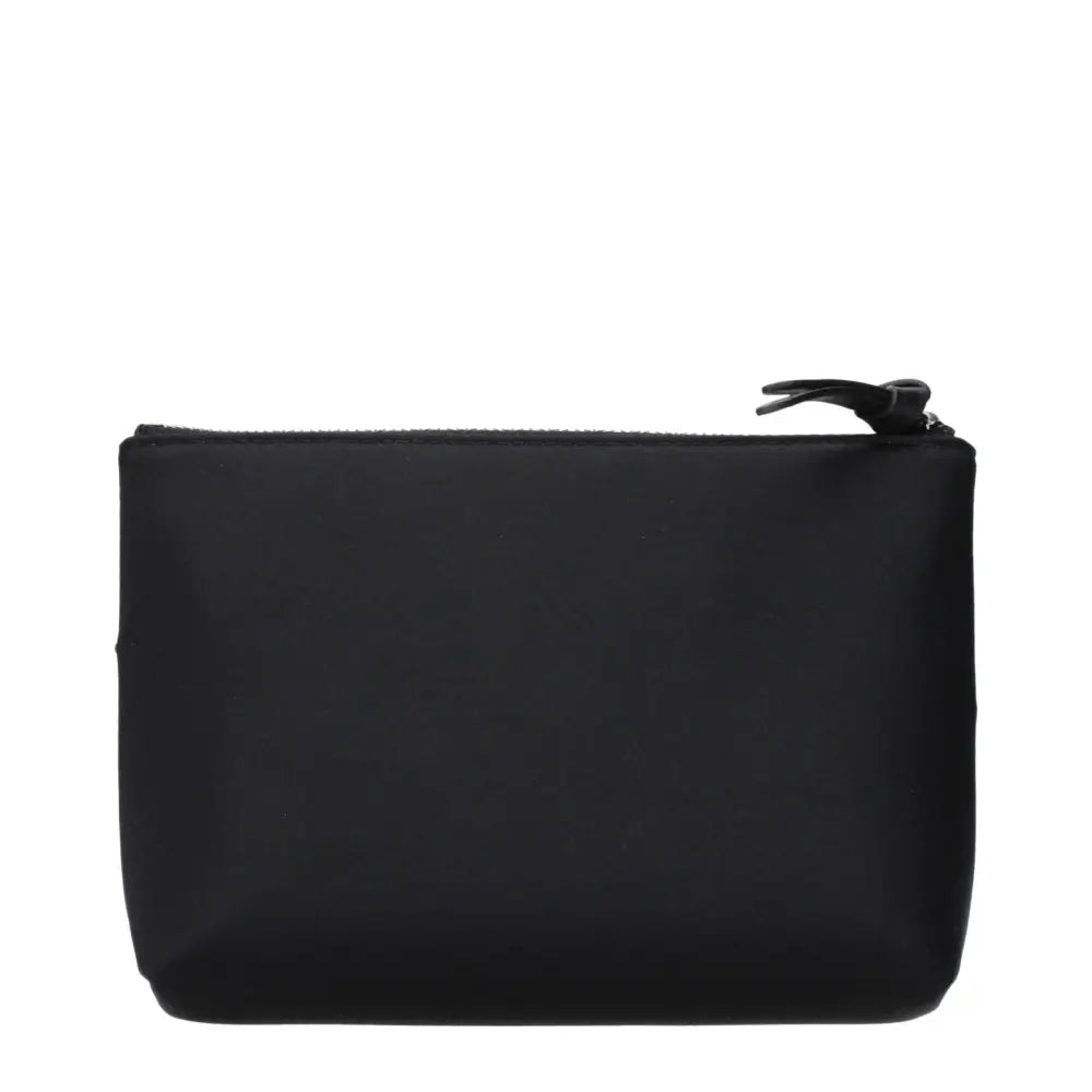 Jimmy Choo Schwarze Satin-Clutch