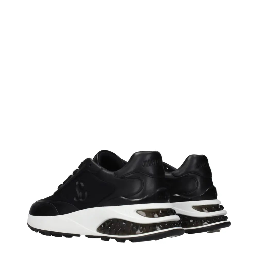 Jimmy Choo Schwarze Stoff-Sneaker im Athletic-Look