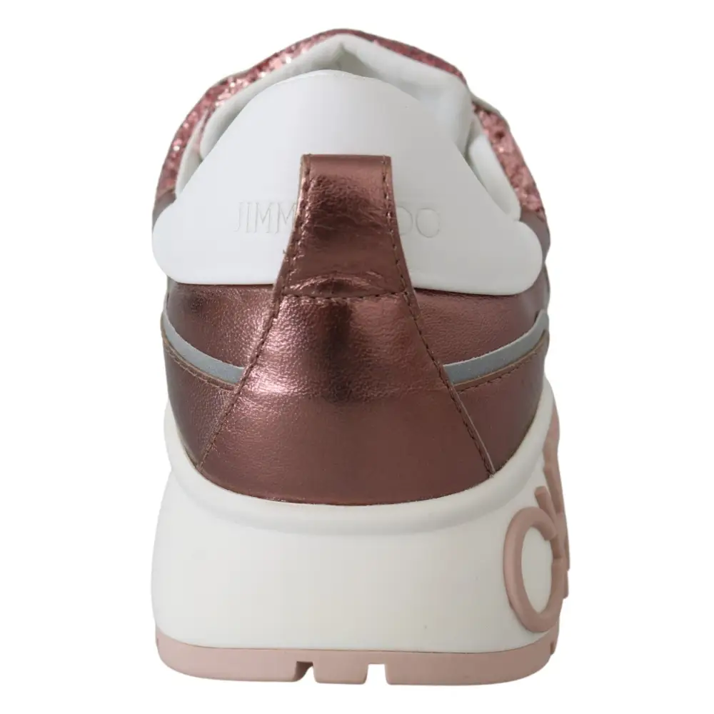 Jimmy Choo Zuckerwatte Glitzer Sneaker Euphorie