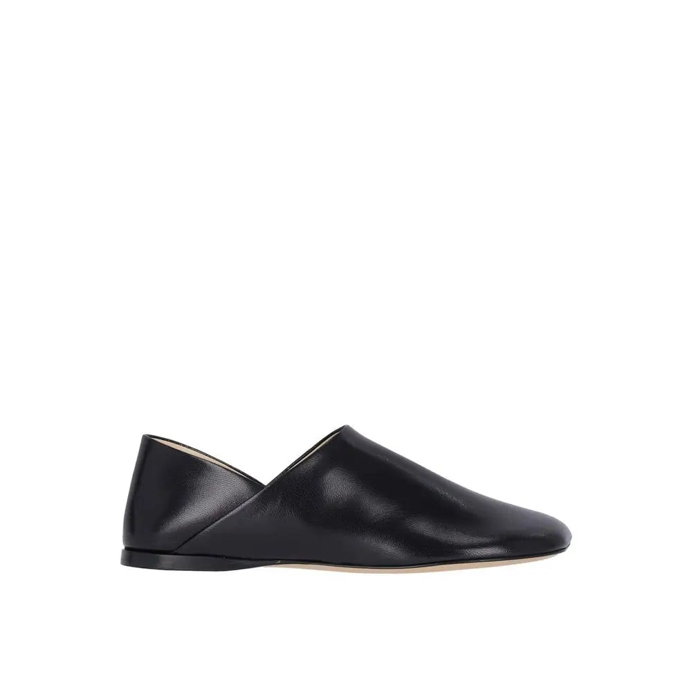 Loewe Schwarze Loafer aus Lammleder zum Schlüpfen - EU37/US7
