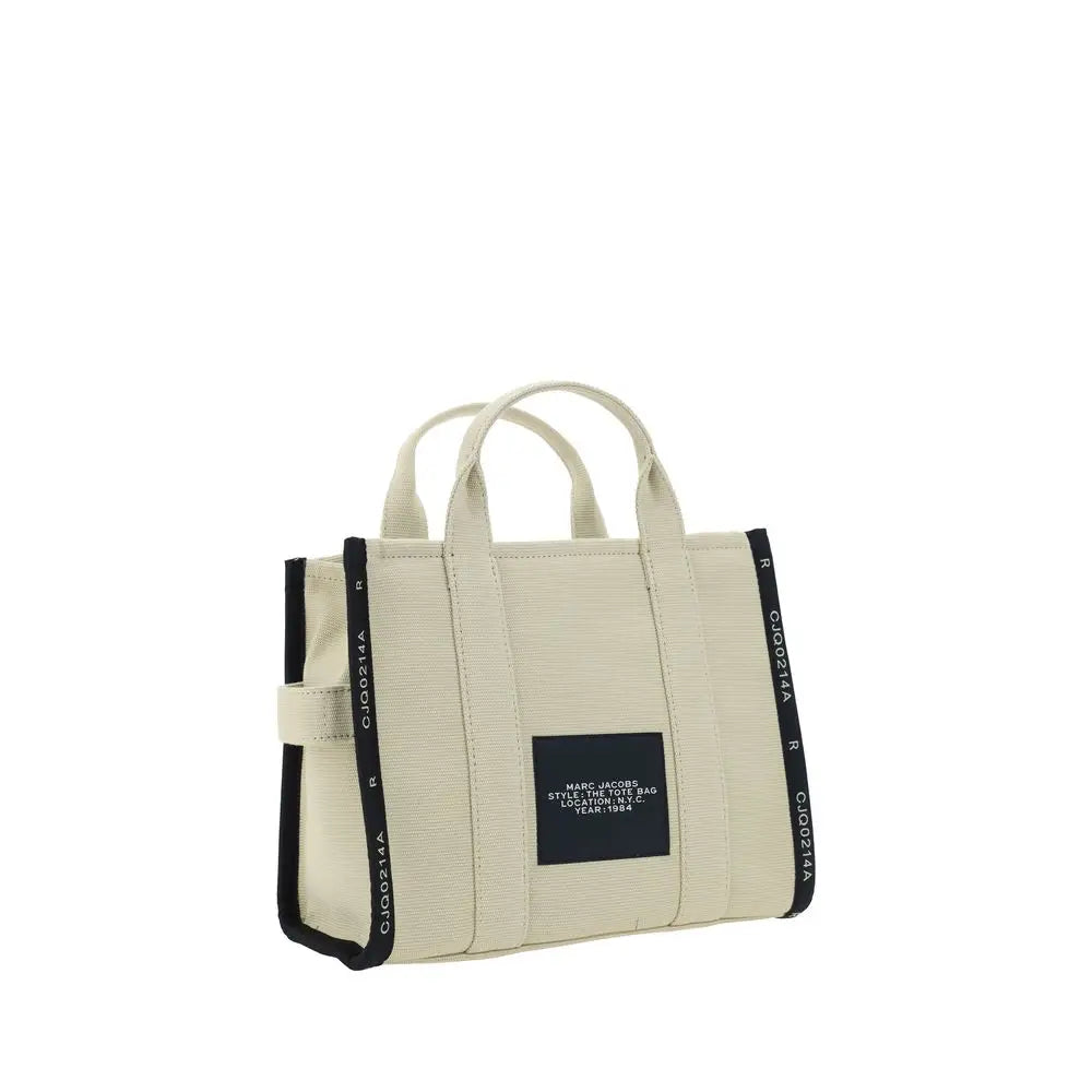 Marc Jacobs Beige Baumwoll-Handtasche