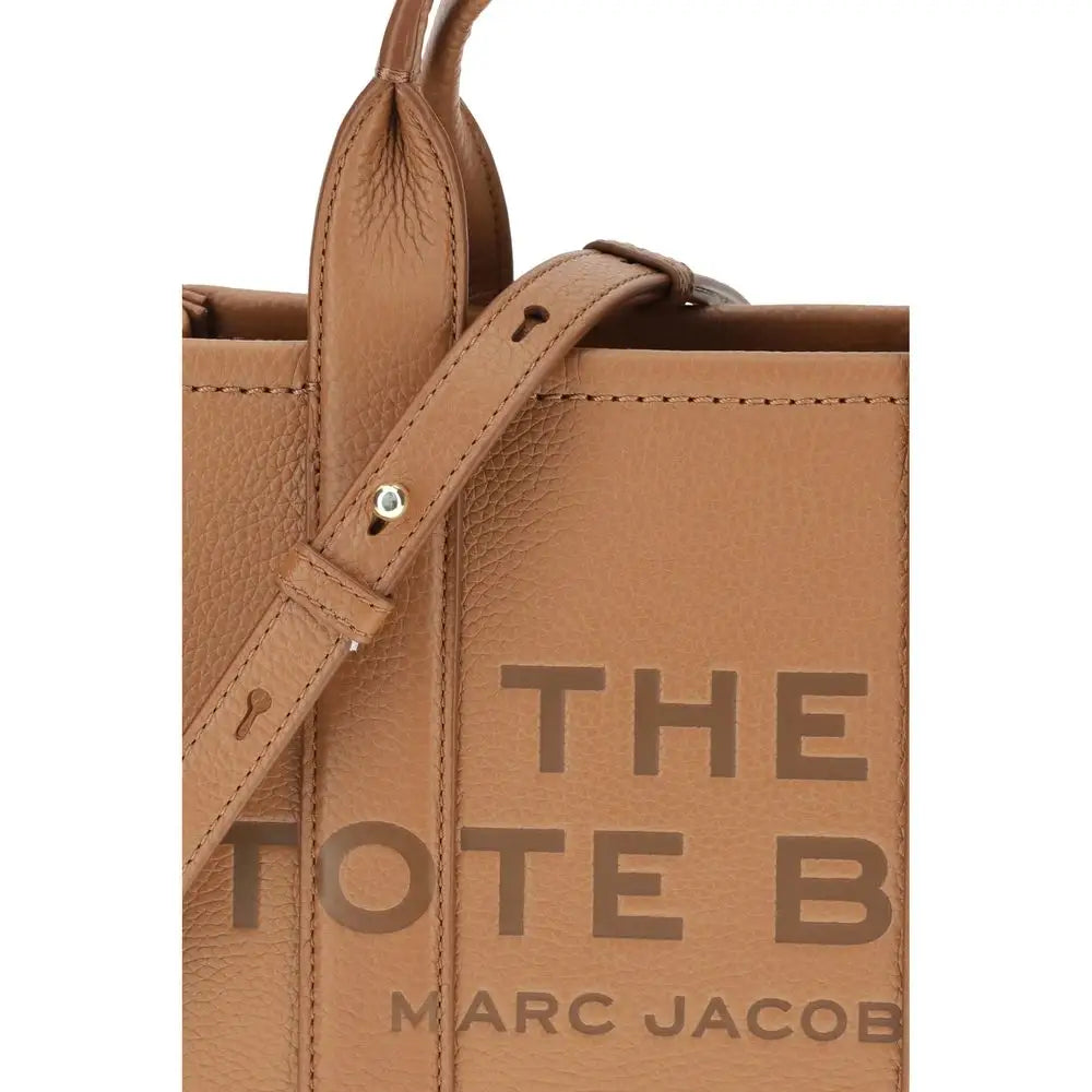 Marc Jacobs Braune Handtasche aus Kalbshaut Bos Taurus