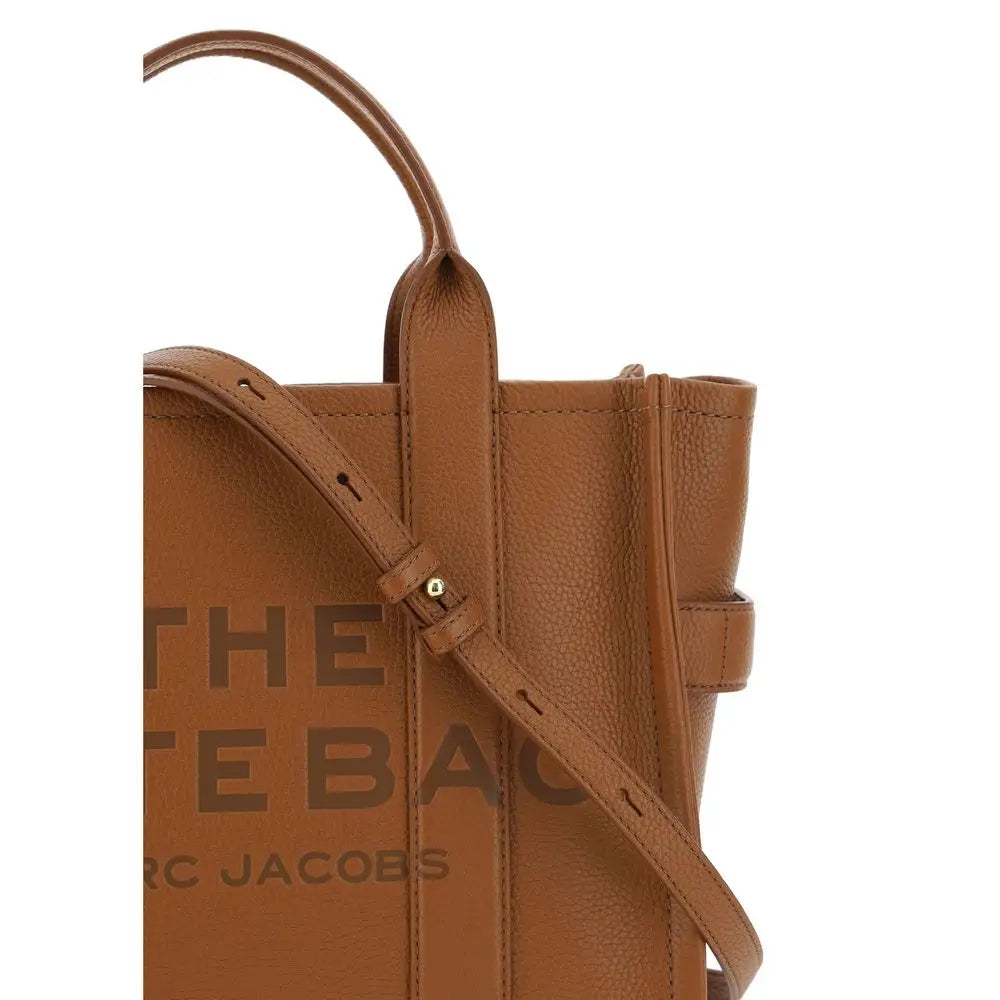 Marc Jacobs Handtasche aus braunem Kalbsleder Bos Taurus