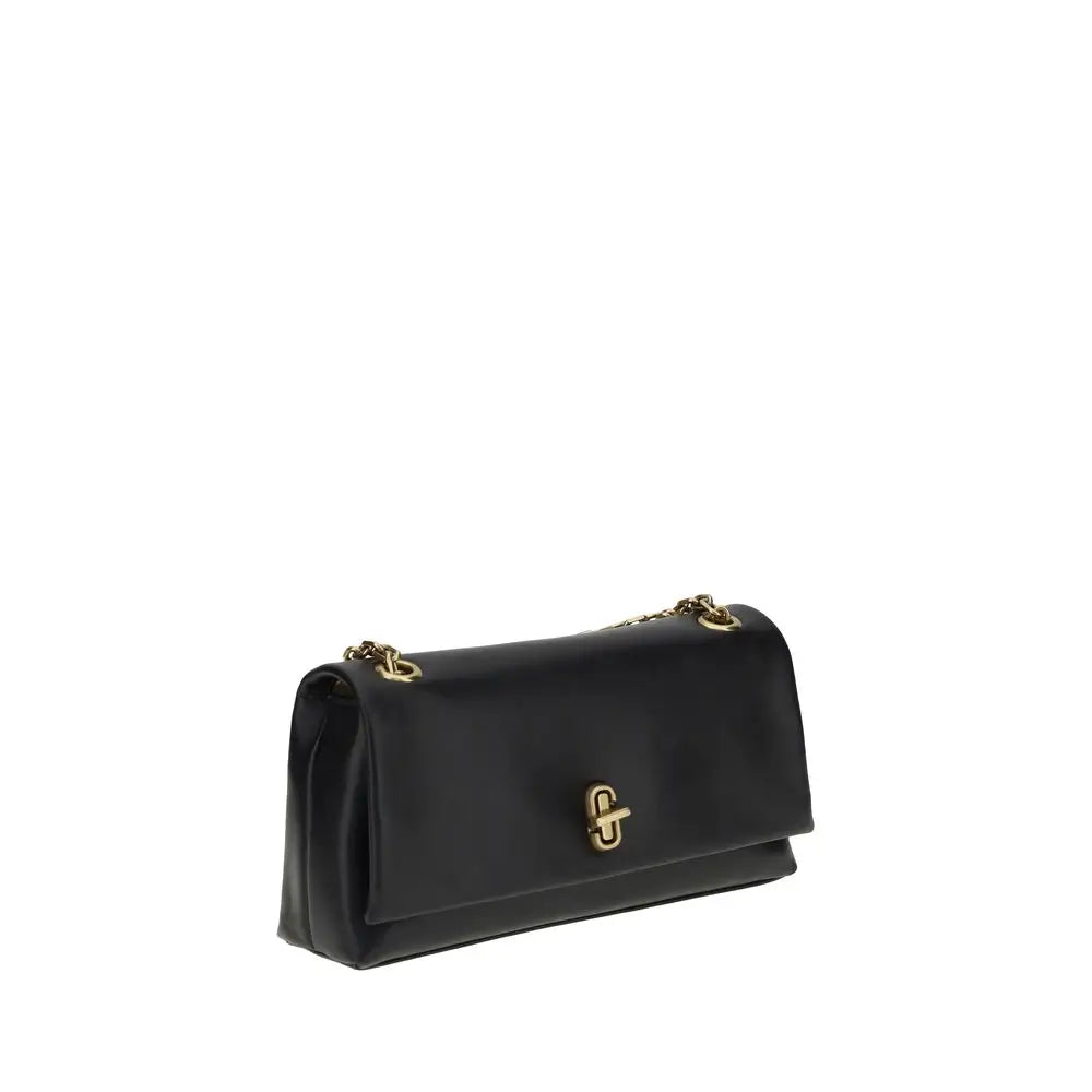 Marc Jacobs Schwarze Bos Taurus Kalbsleder Schultertasche