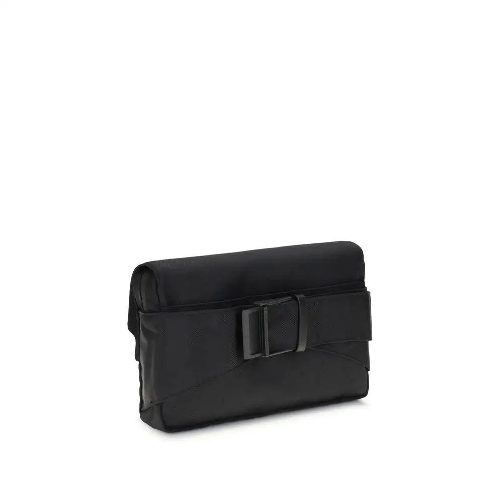 Marni Schwarze Polyamid-Clutch
