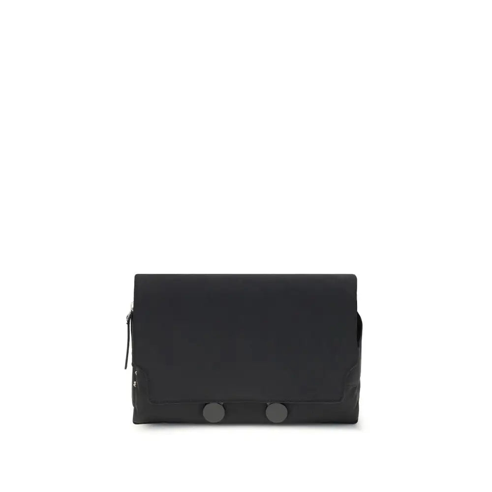 Marni Schwarze Polyamid-Clutch