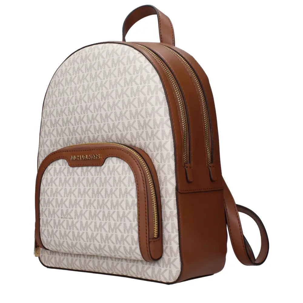 Michael Kors Beiger Stoffrucksack