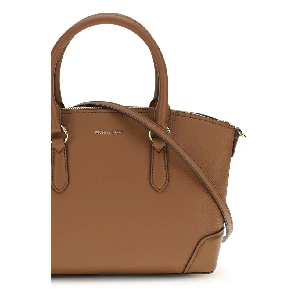 Michael Kors Braune Kalbsleder Bos Taurus Handtasche