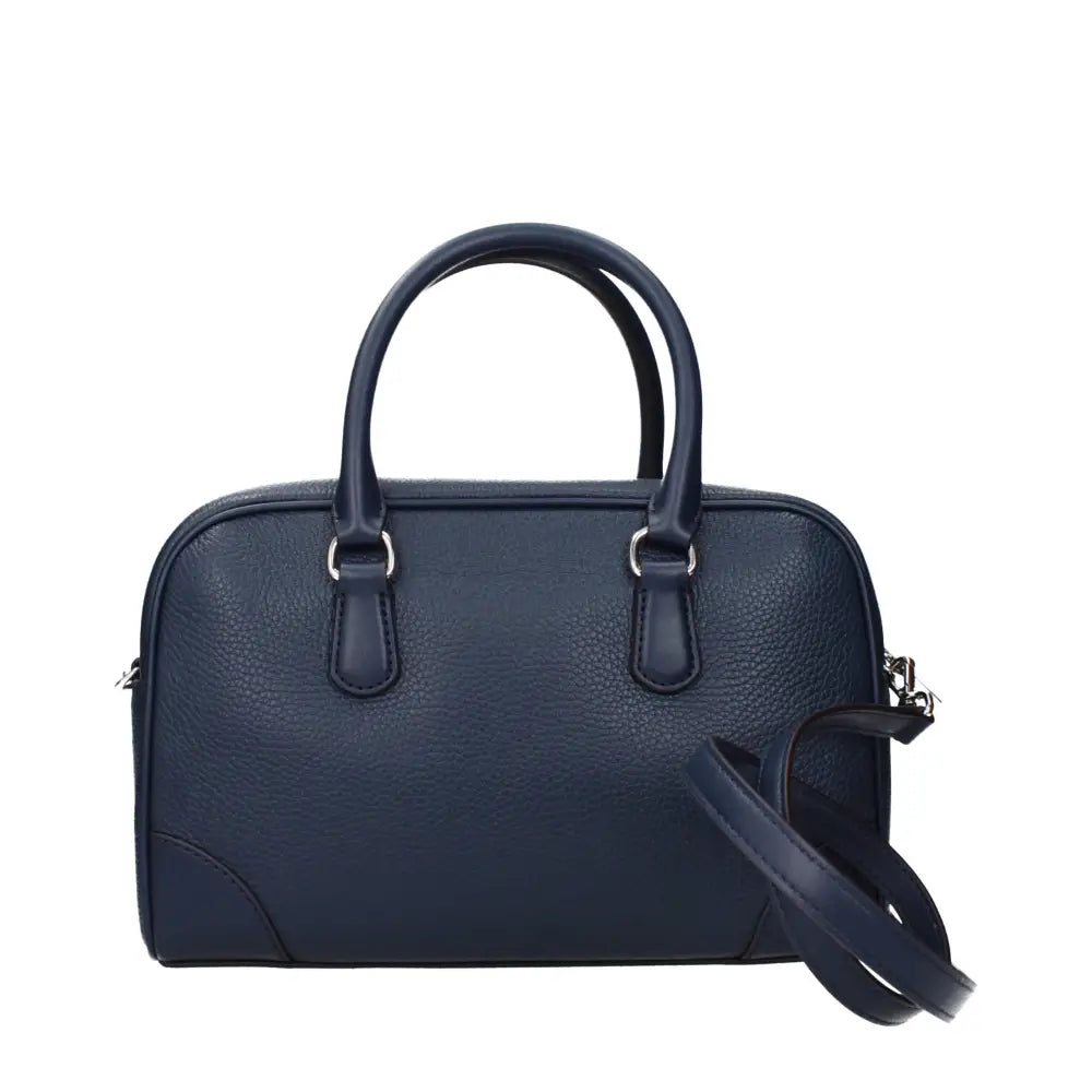 Michael Kors Dunkelblaue Lederhandtasche