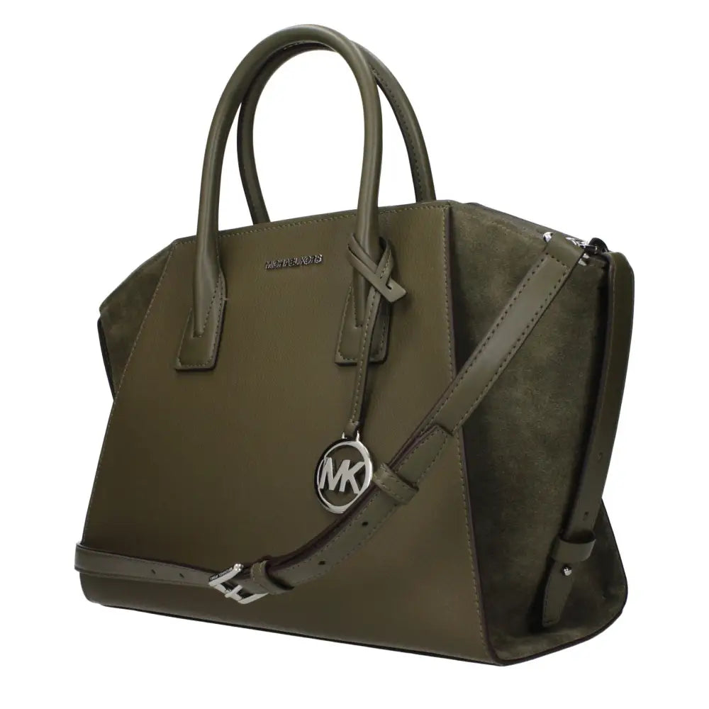 Michael Kors Grüne Lederhandtasche