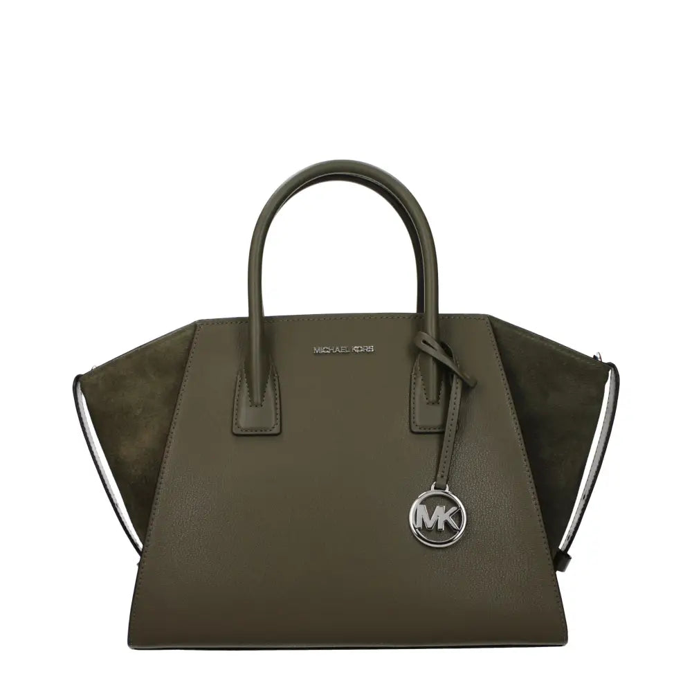 Michael Kors Grüne Lederhandtasche