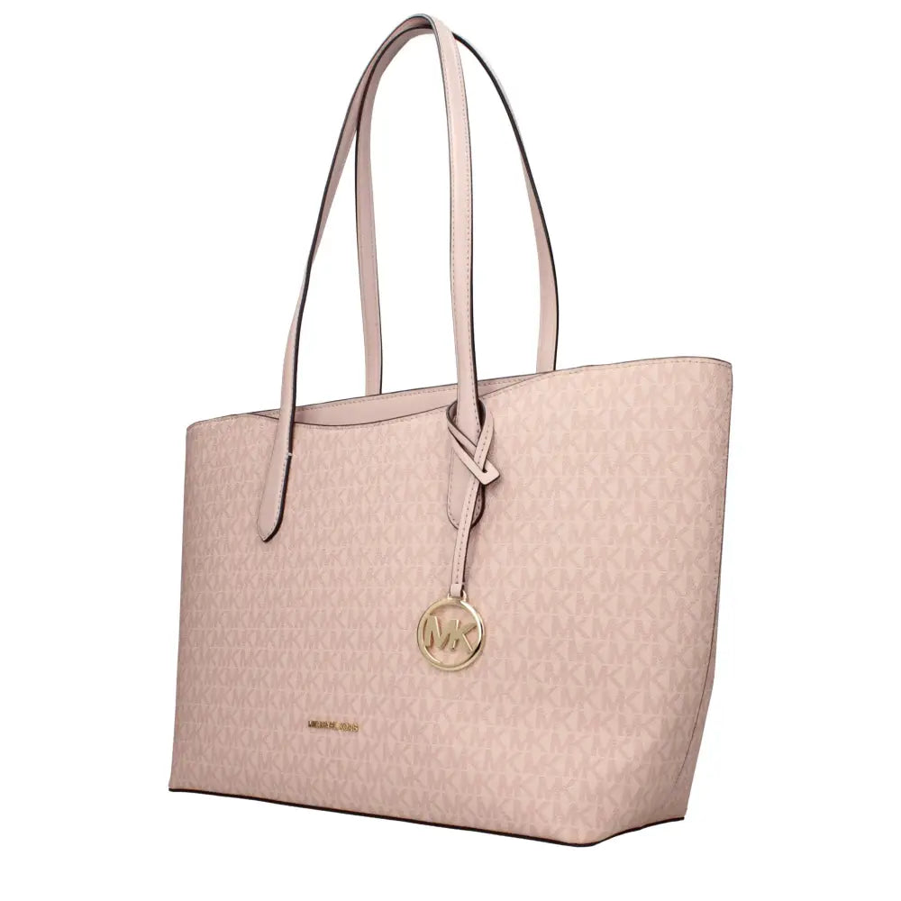 Michael Kors Rosa Stoff-Umhängetasche