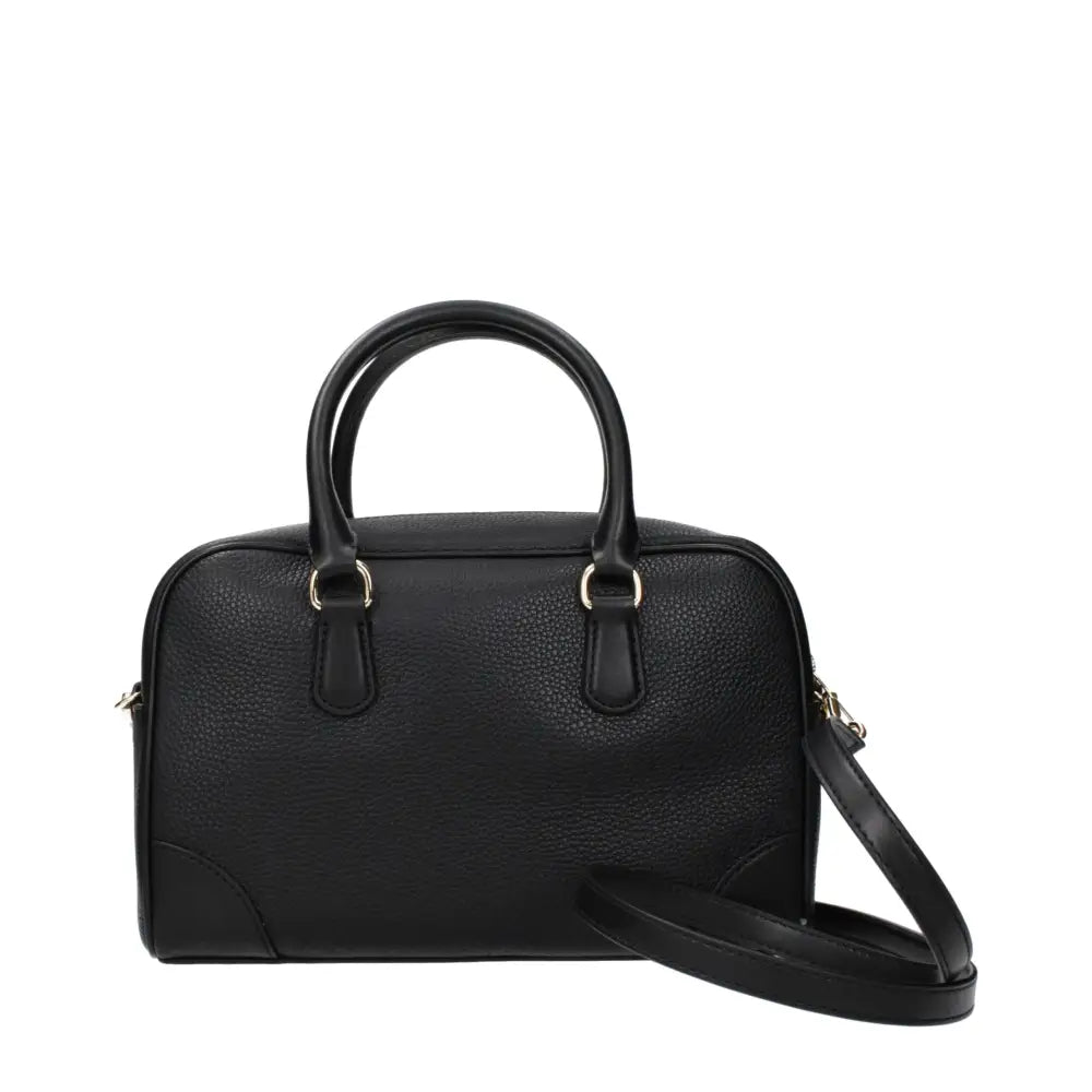 Michael Kors Schwarze Lederhandtasche