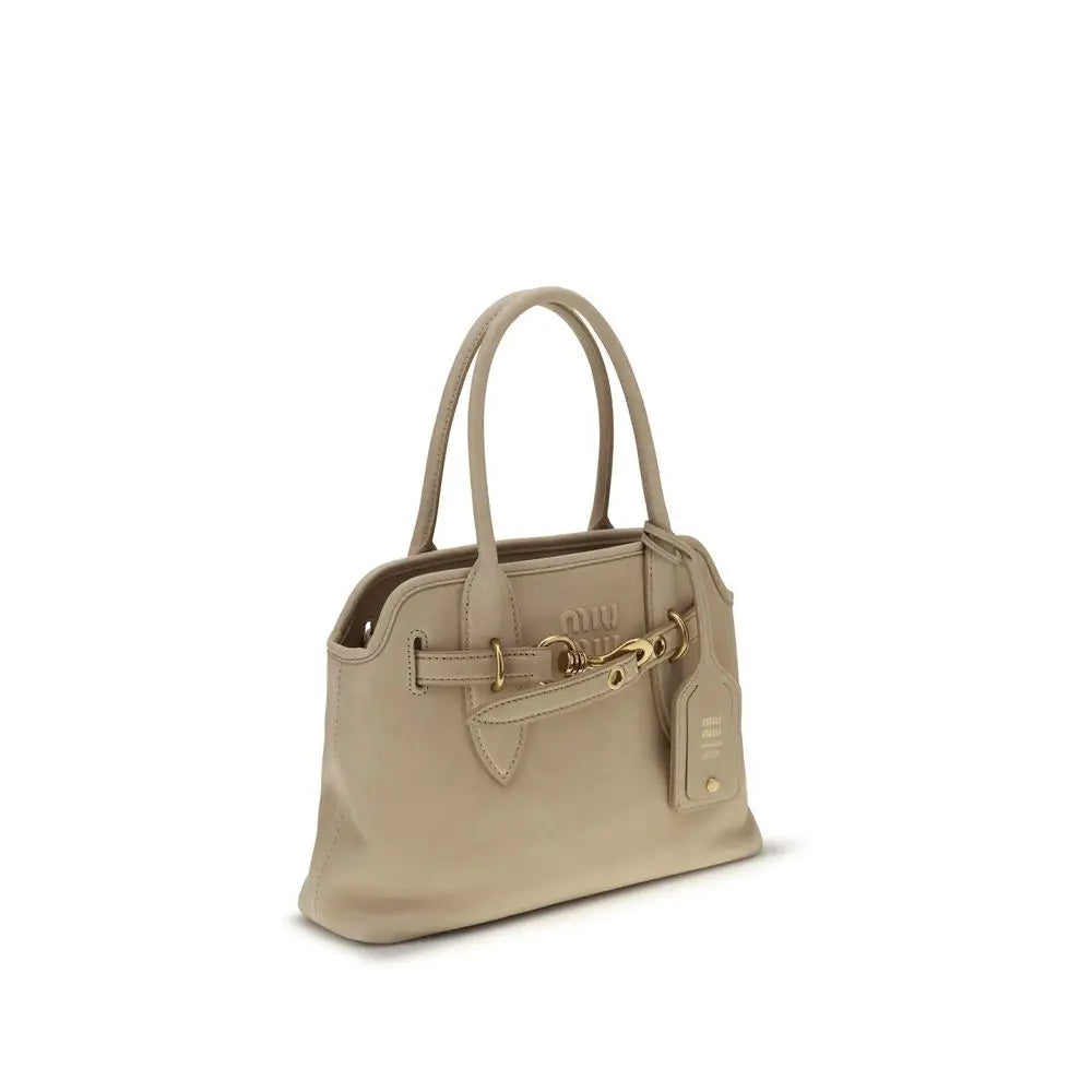 Miu Miu Beige Lamm Ovis Aries Aries Handtasche