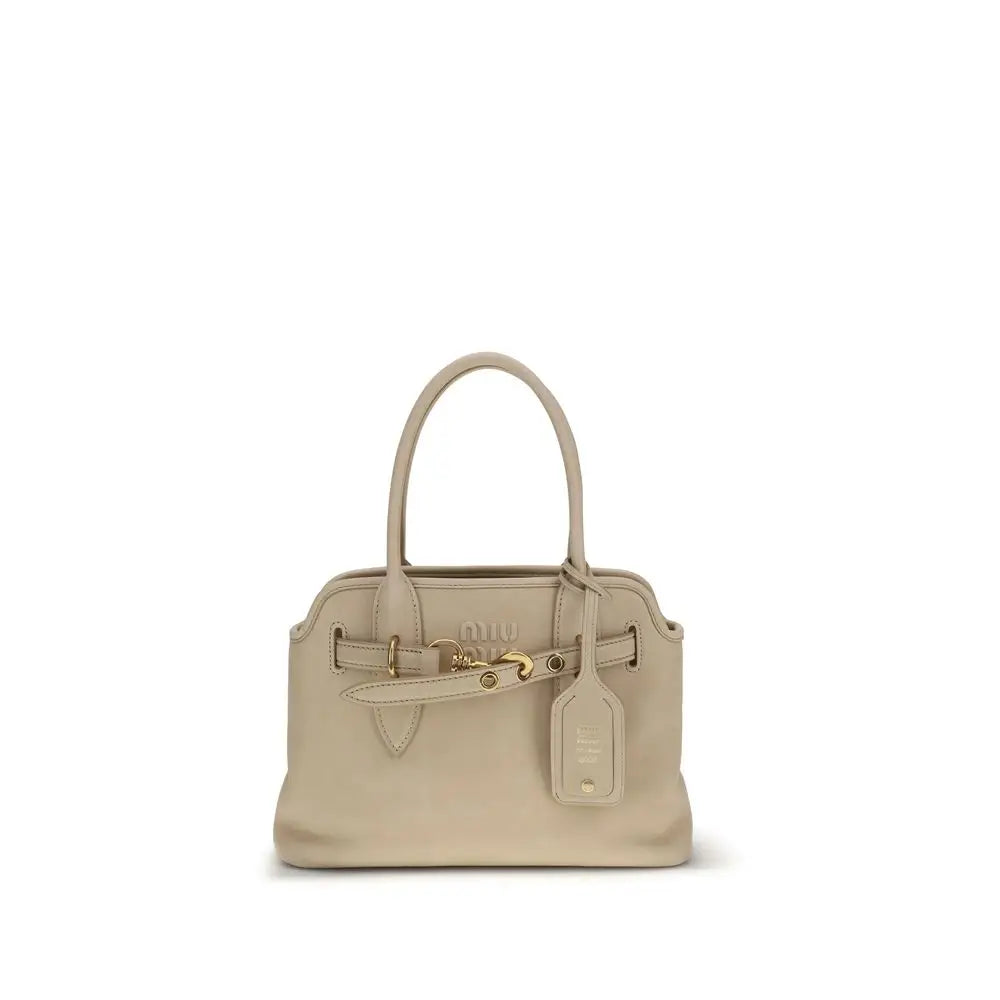 Miu Miu Beige Lamm Ovis Aries Aries Handtasche