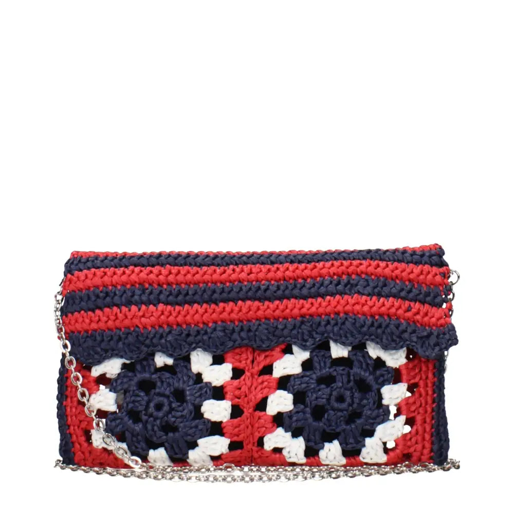 Miu Miu Bunte Raffiabast-Clutch