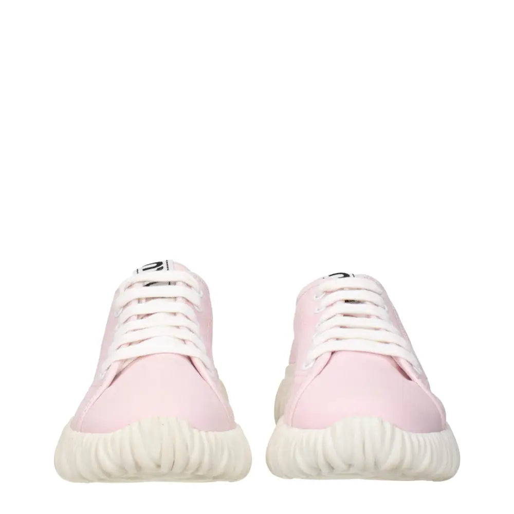 Miu Miu Rosa Stoff-Sneaker mit niedrigem Schaft - EU37.5/US7.5