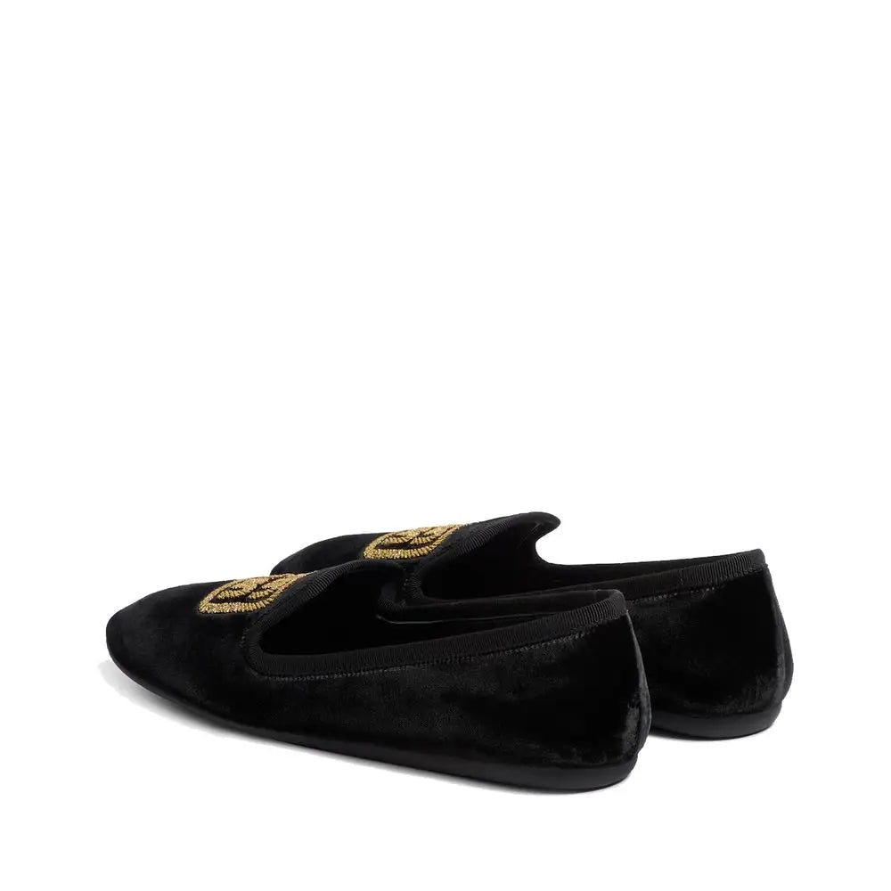 Miu Miu Schwarze Ballerinas aus Stoff - EU35/US5