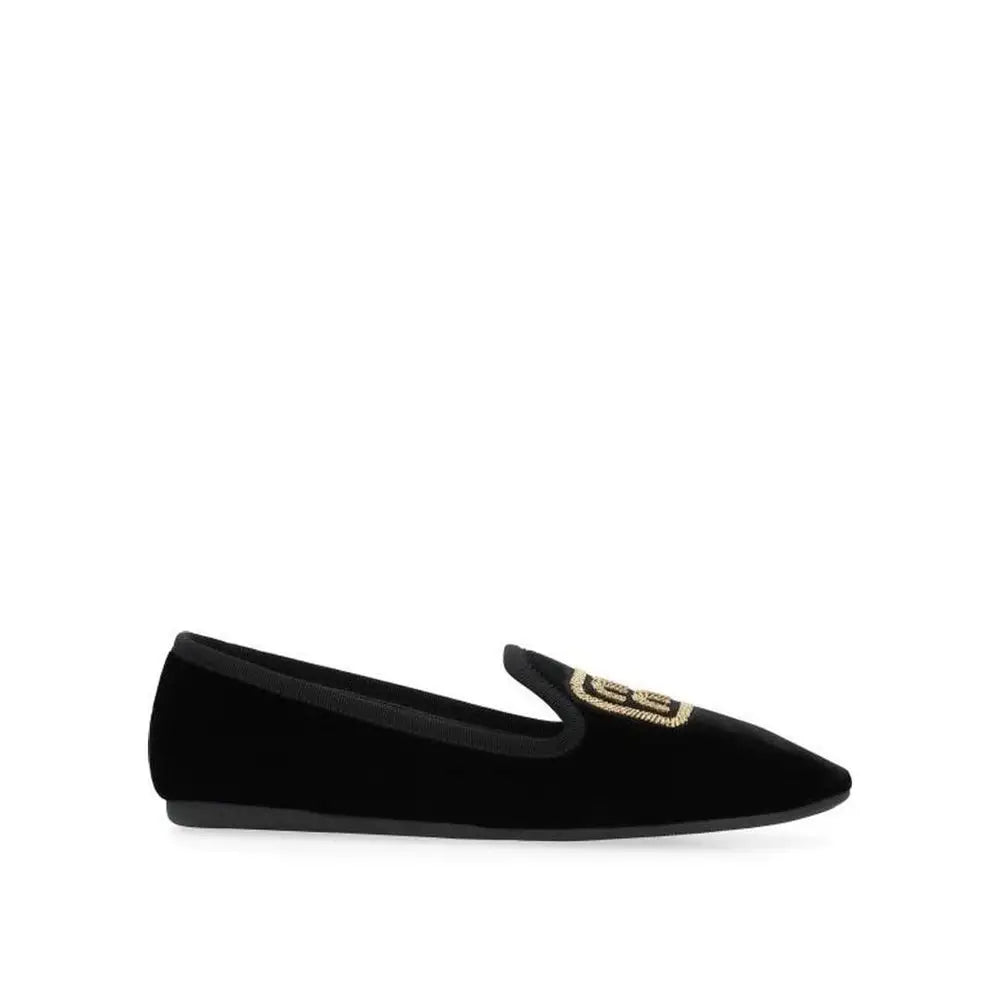 Miu Miu Schwarze Ballerinas aus Stoff - EU35/US5