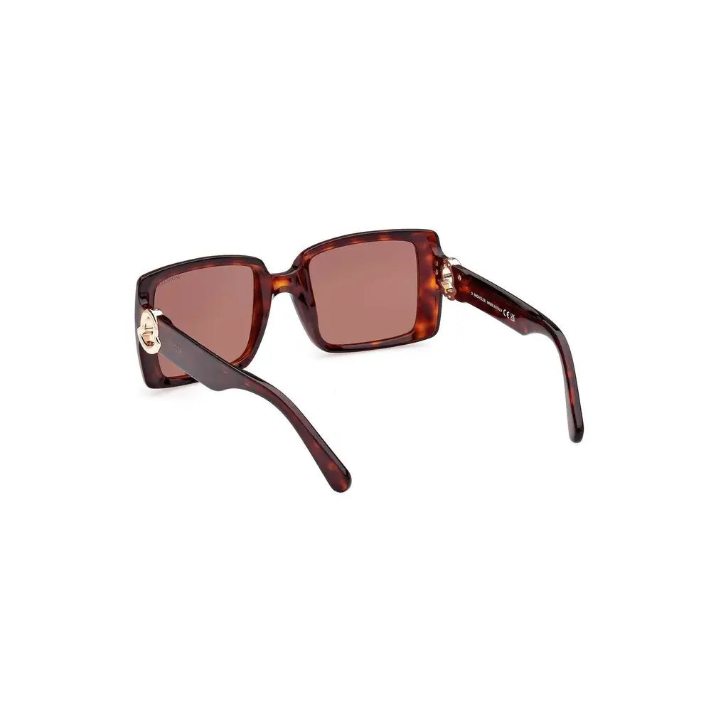 Moncler Braun Pantograph Frauen Sonnenbrille