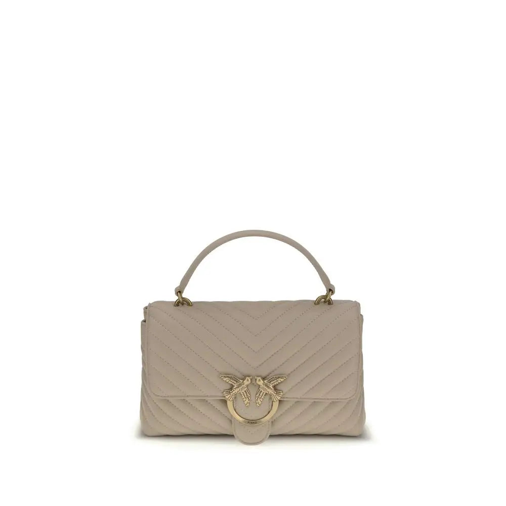 PINKO Beige Portemonnaie aus Kalbshaut Bos Taurus