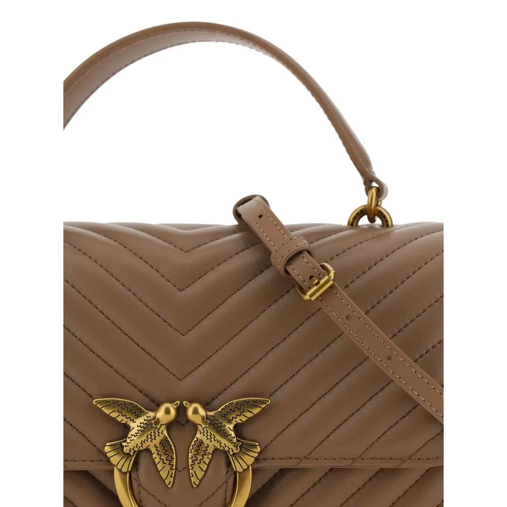 PINKO Geldbörse aus Kalbshaut in Braun Bos Taurus