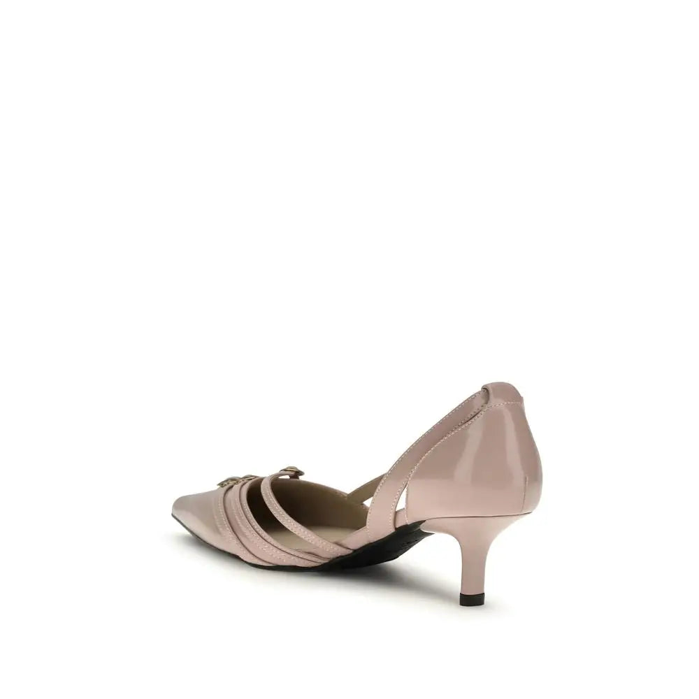 PINKO Mehrfarbige Pumps Bos Taurus aus Kalbsleder mit mittelhohem Absatz