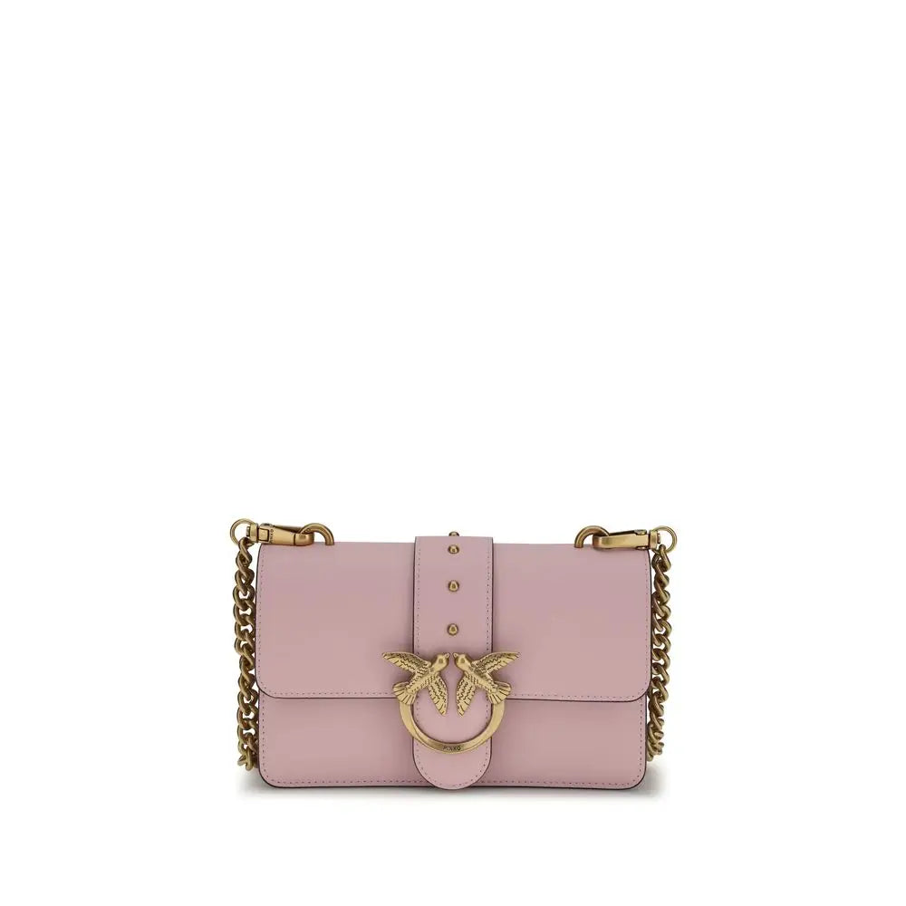 PINKO Multicolor Calf Leather Bos Taurus Schultertasche