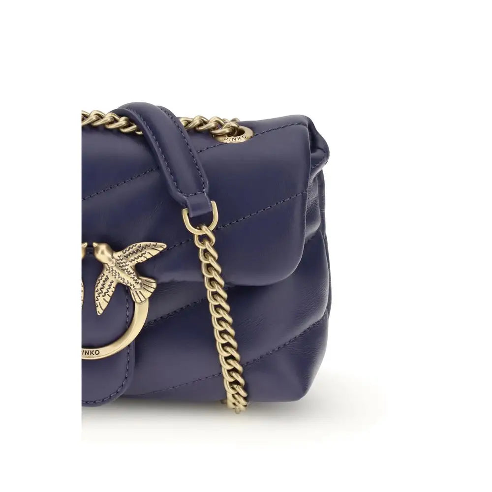 PINKO Multicolor Calf Leather Bos Taurus Schultertasche