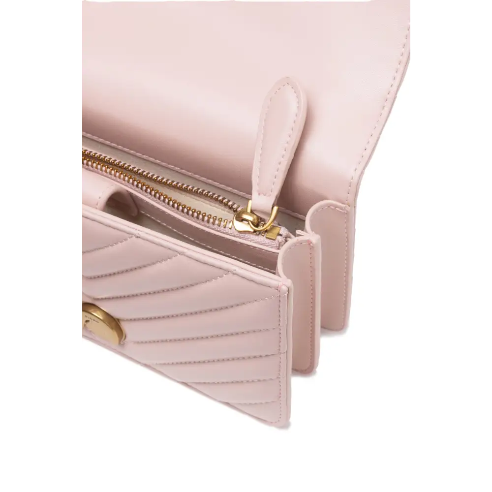 PINKO Powder Pink Love One Mini Umhängetasche