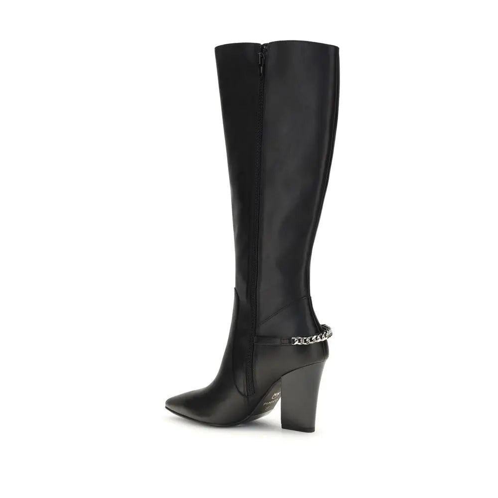 PINKO Schwarze Nylonstiefel - EU38/US8