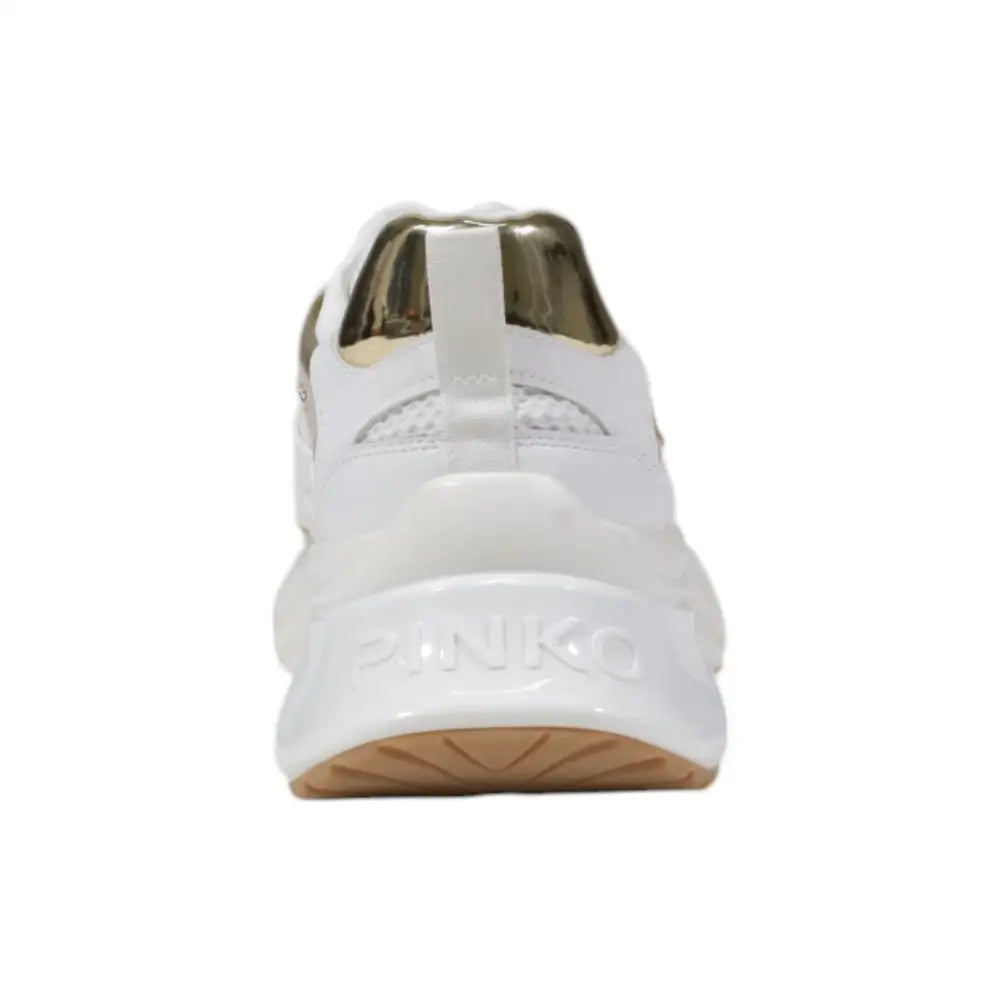 PINKO Weiße Chunky-Sneaker aus Leder - EU36/US6
