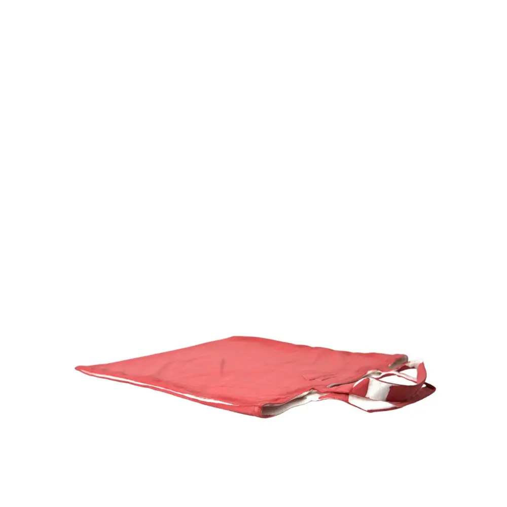 Prada Rote Jersey-Stofflogo-Schulter-Einkaufstasche