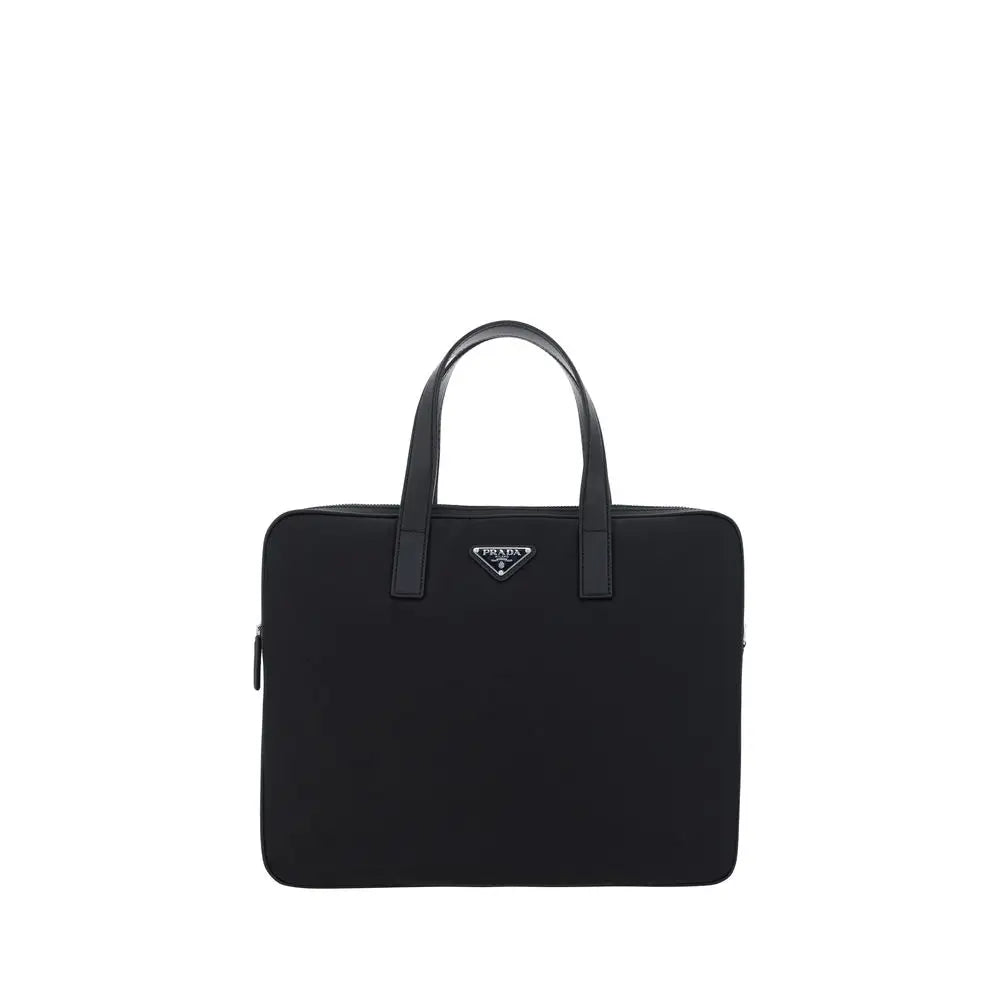 Prada Schultertasche aus schwarzem Polyamid