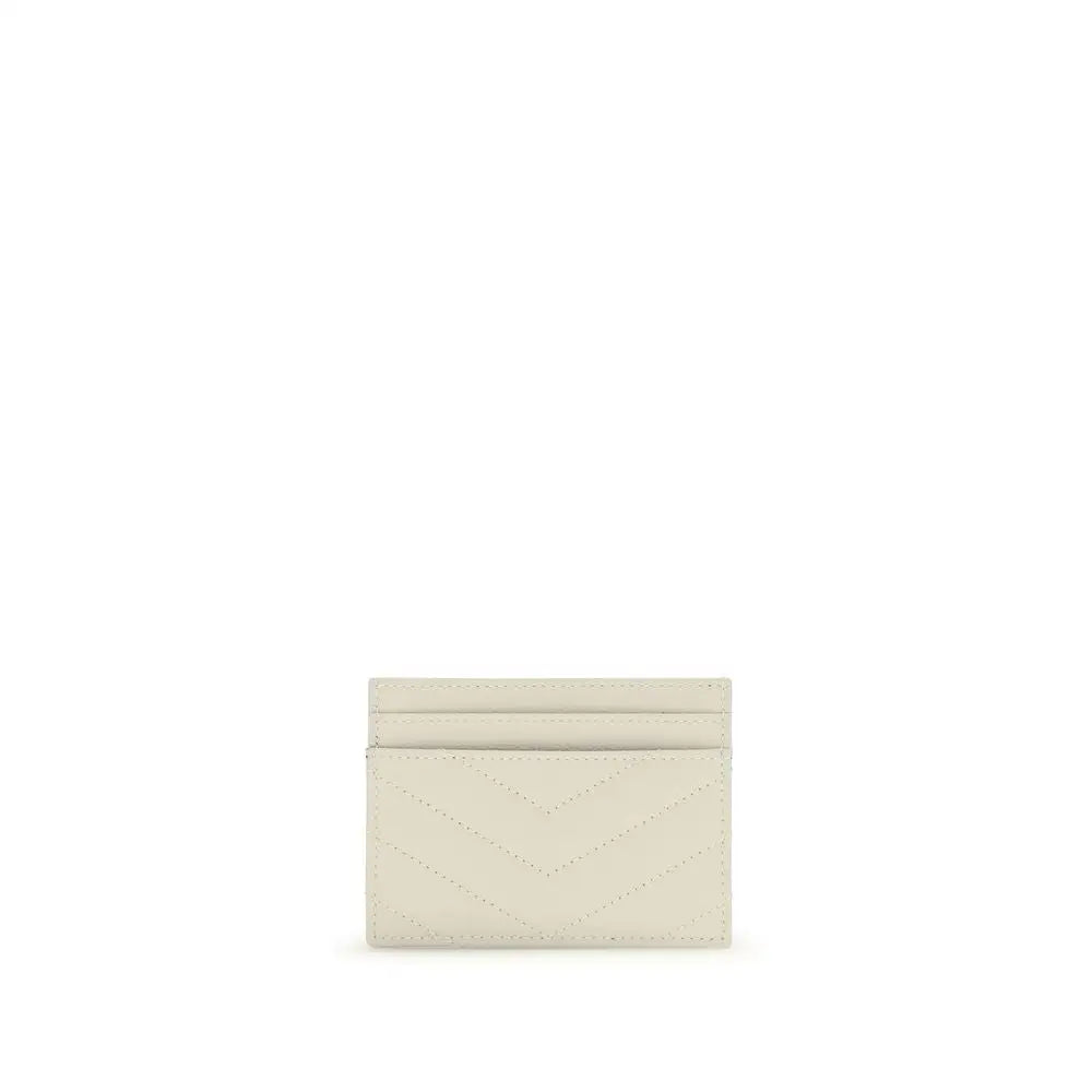Saint Laurent Beige Calf Leather Bos Taurus Wallet
