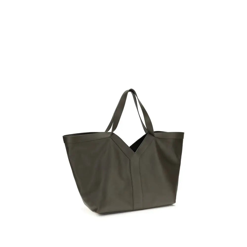 Saint Laurent Bicolor Calf Leather Bos Taurus Schultertasche